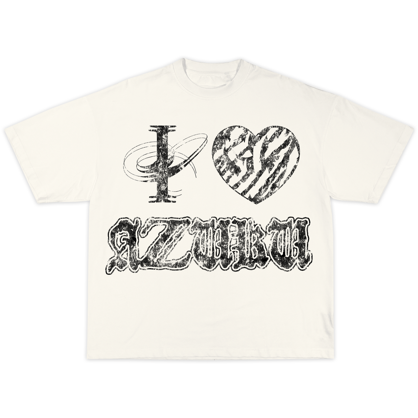 I LOVE AZUKU 2 - (OFF WHITE - BLACK)