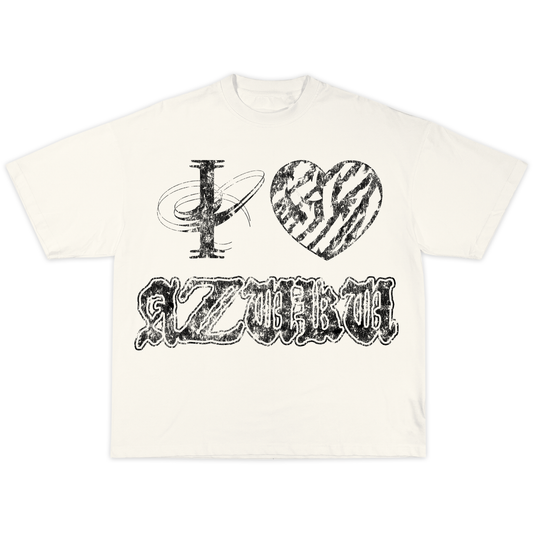 I LOVE AZUKU 2 - (OFF WHITE - BLACK)