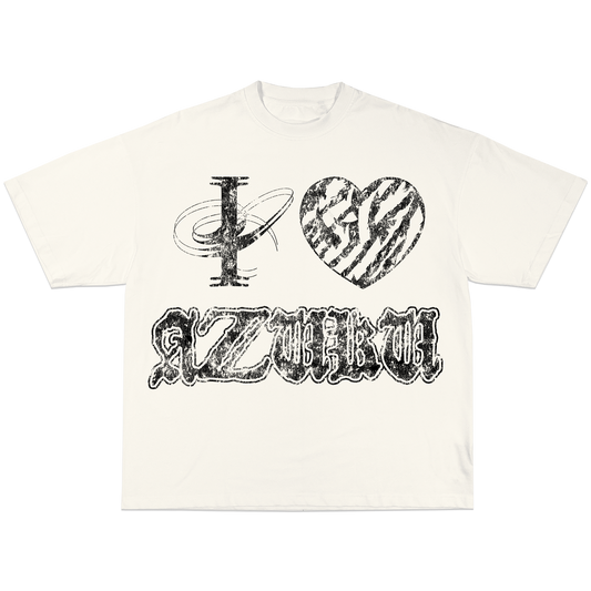 I LOVE AZUKU 2 - (OFF WHITE - BLACK)
