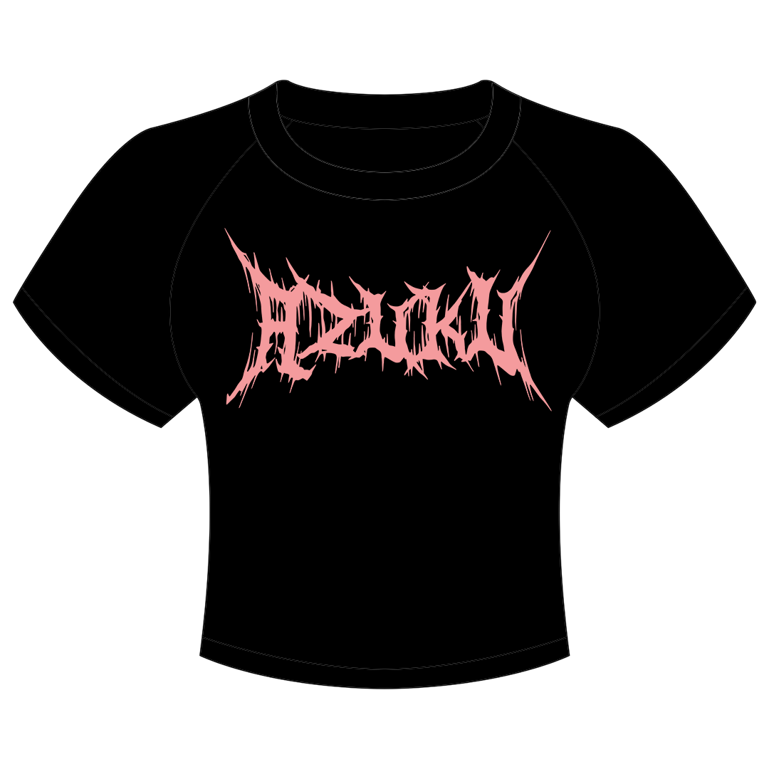 METAL BABY TEE PINK.